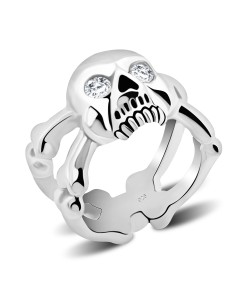 Skull Surgical Steel Rings SKR-11